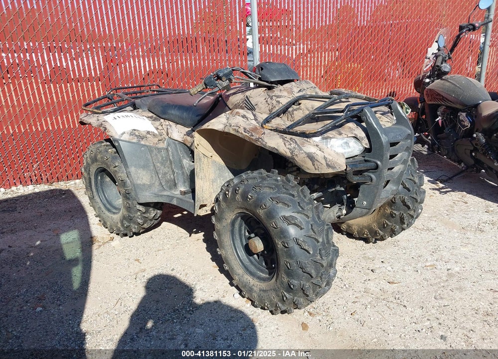2008 HONDA TRX420 FM VIN: 1HFTE359484100054