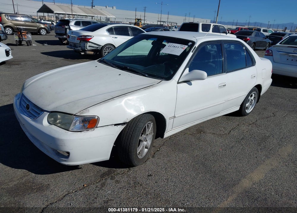 2001 TOYOTA COROLLA S VIN: 1NXBR12E91Z424313