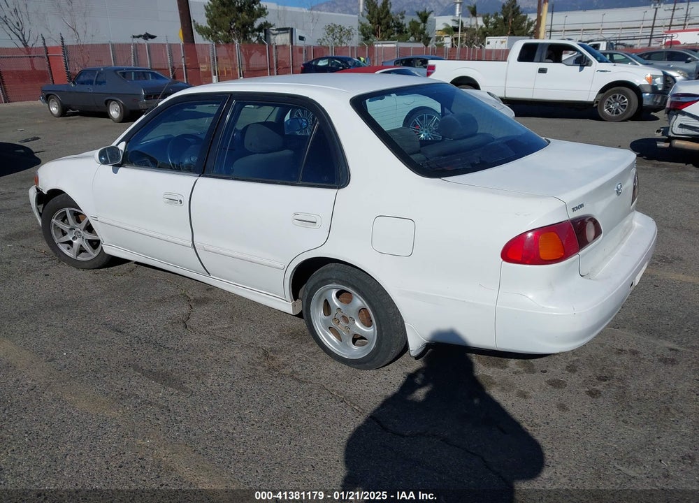 2001 TOYOTA COROLLA S VIN: 1NXBR12E91Z424313