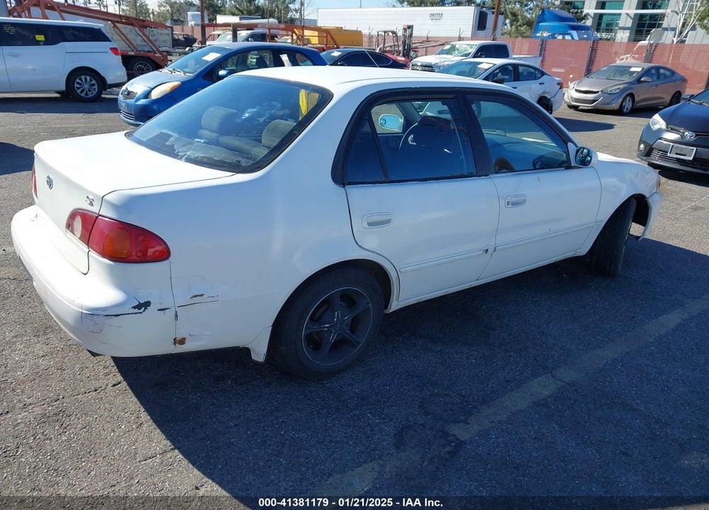 2001 TOYOTA COROLLA S VIN: 1NXBR12E91Z424313