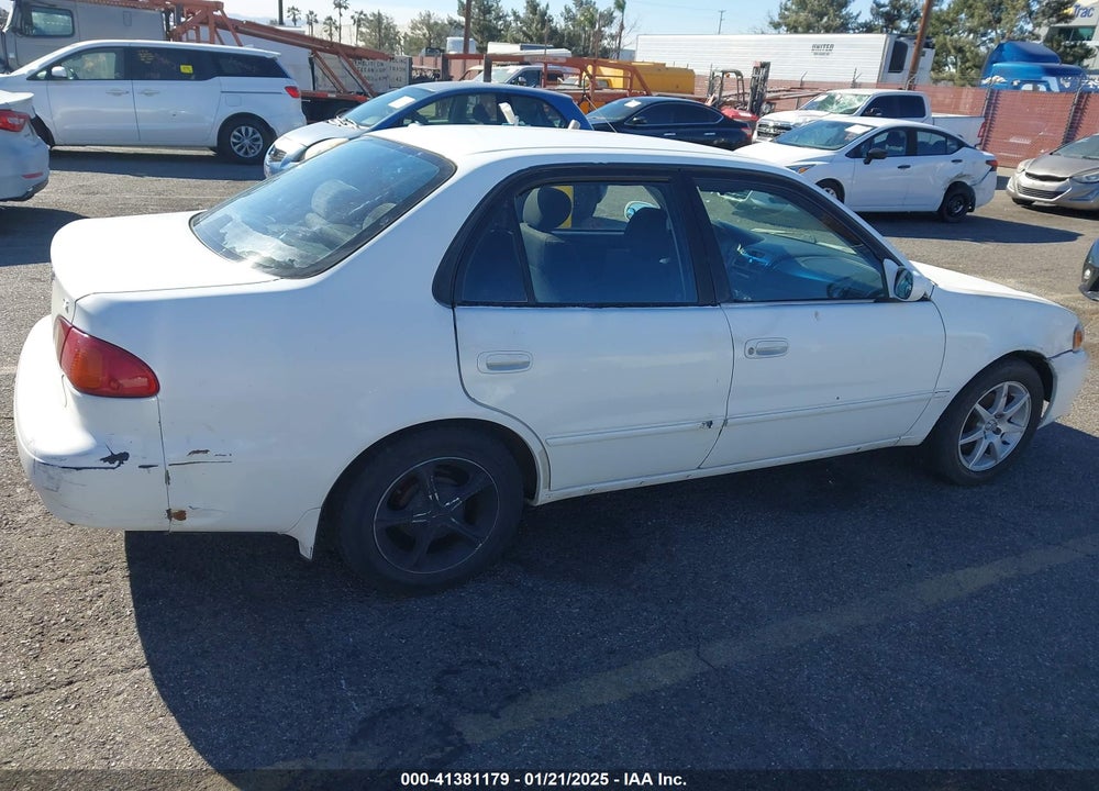 2001 TOYOTA COROLLA S VIN: 1NXBR12E91Z424313