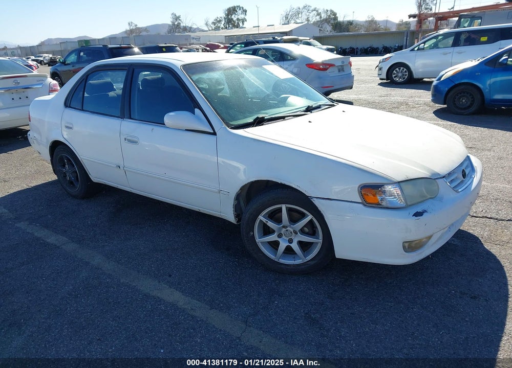 2001 TOYOTA COROLLA S VIN: 1NXBR12E91Z424313