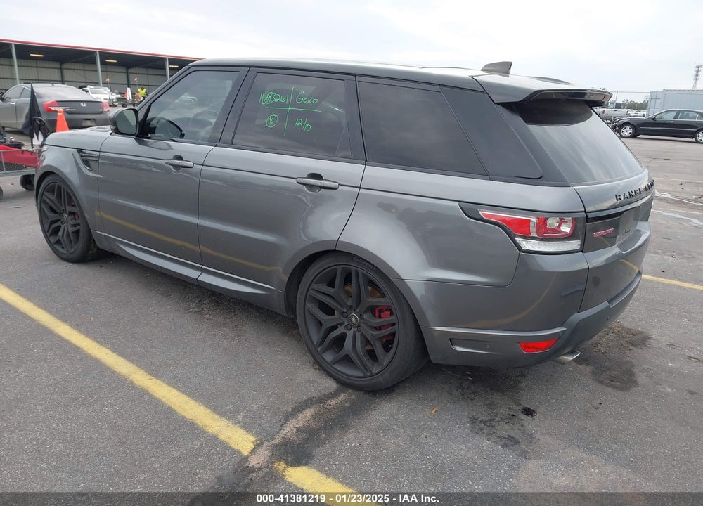 2017 LAND ROVER RANGE ROVER SPORT 3.0L V6 SUPERCHARGED HSE DYNAMIC VIN: SALWV2FV3HA141945