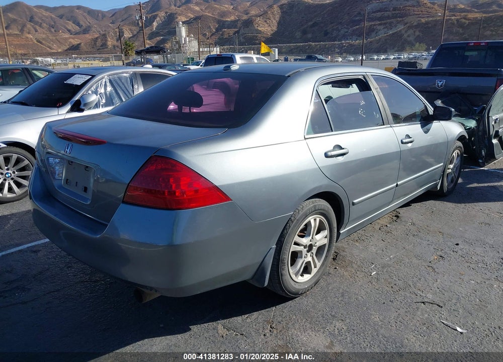 2006 HONDA ACCORD SDN VIN: 1HGCM56896A025852