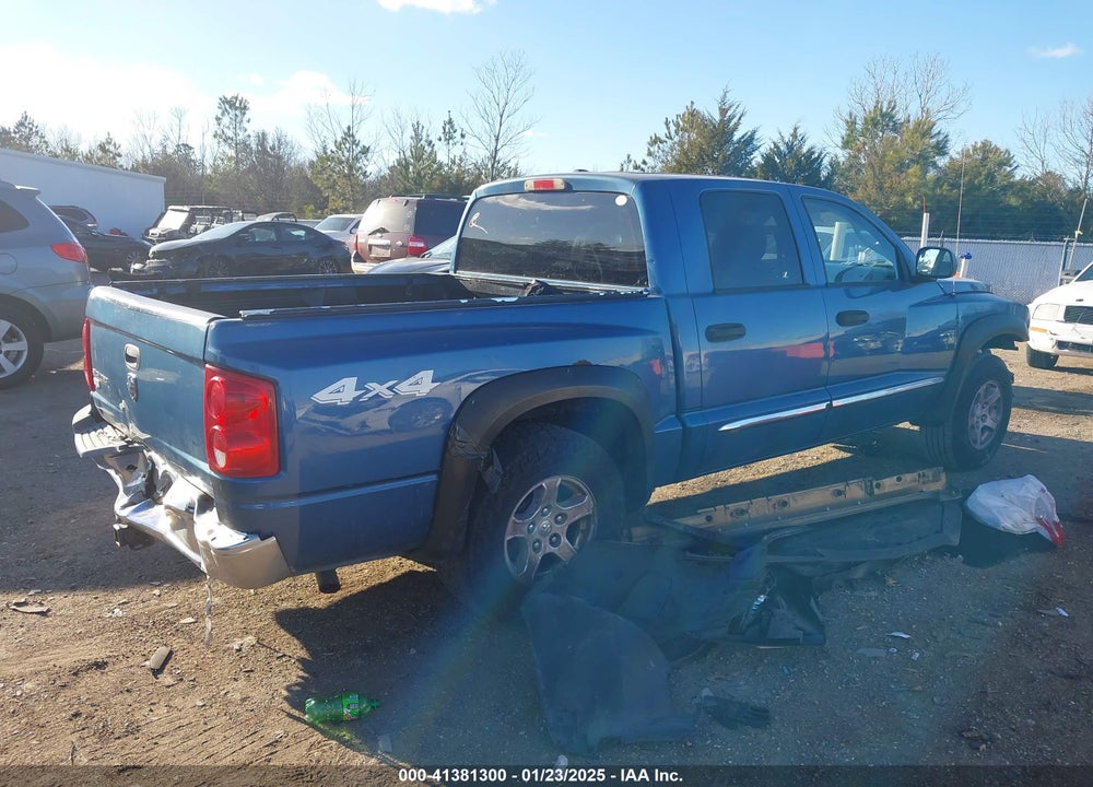 2006 DODGE DAKOTA VIN: 1D7HW58K06S643827