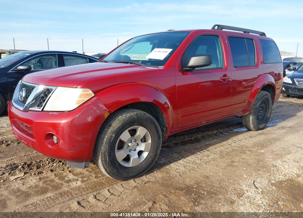 2011 NISSAN PATHFINDER S VIN: 5N1AR1NN5BC616097