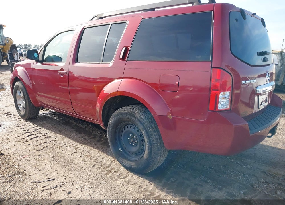 2011 NISSAN PATHFINDER S VIN: 5N1AR1NN5BC616097