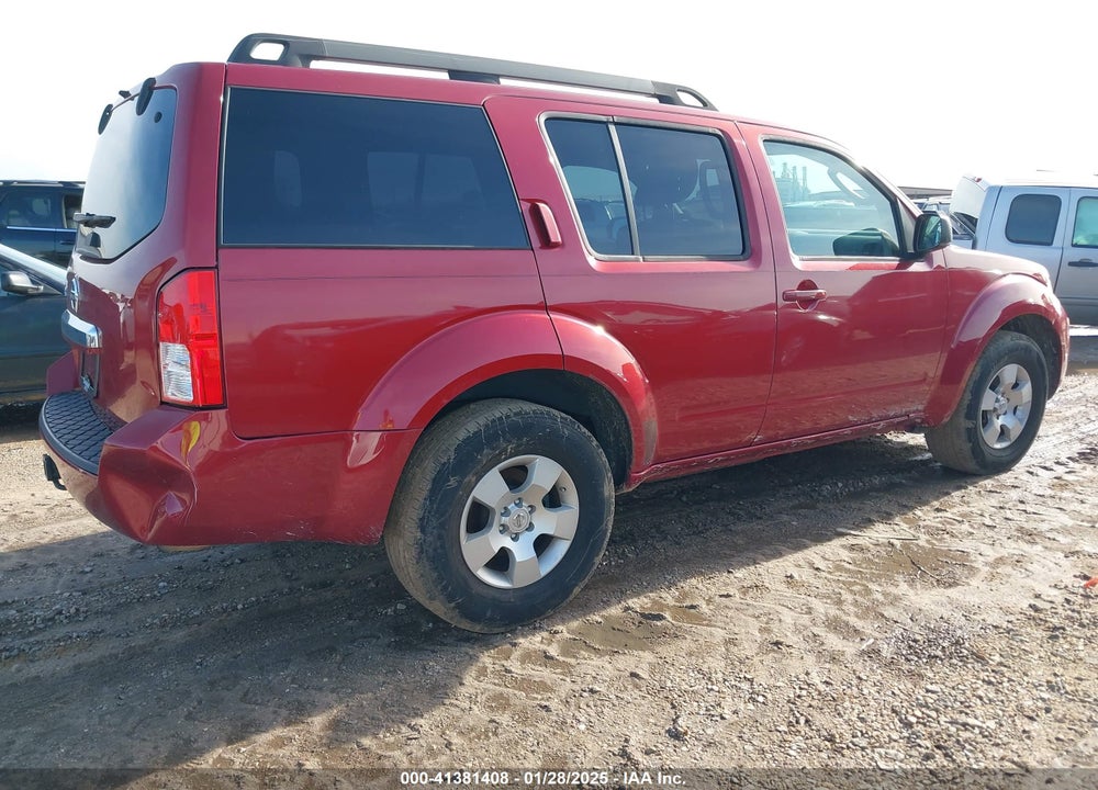 2011 NISSAN PATHFINDER S VIN: 5N1AR1NN5BC616097
