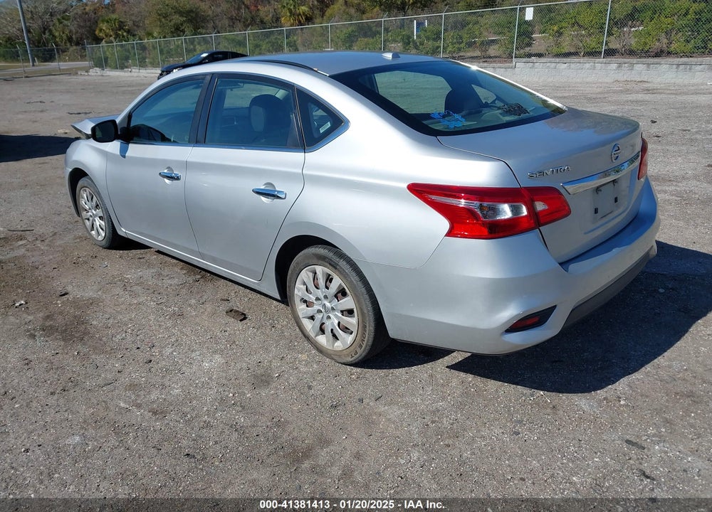 2017 NISSAN SENTRA SV VIN: 3N1AB7AP5HY316727