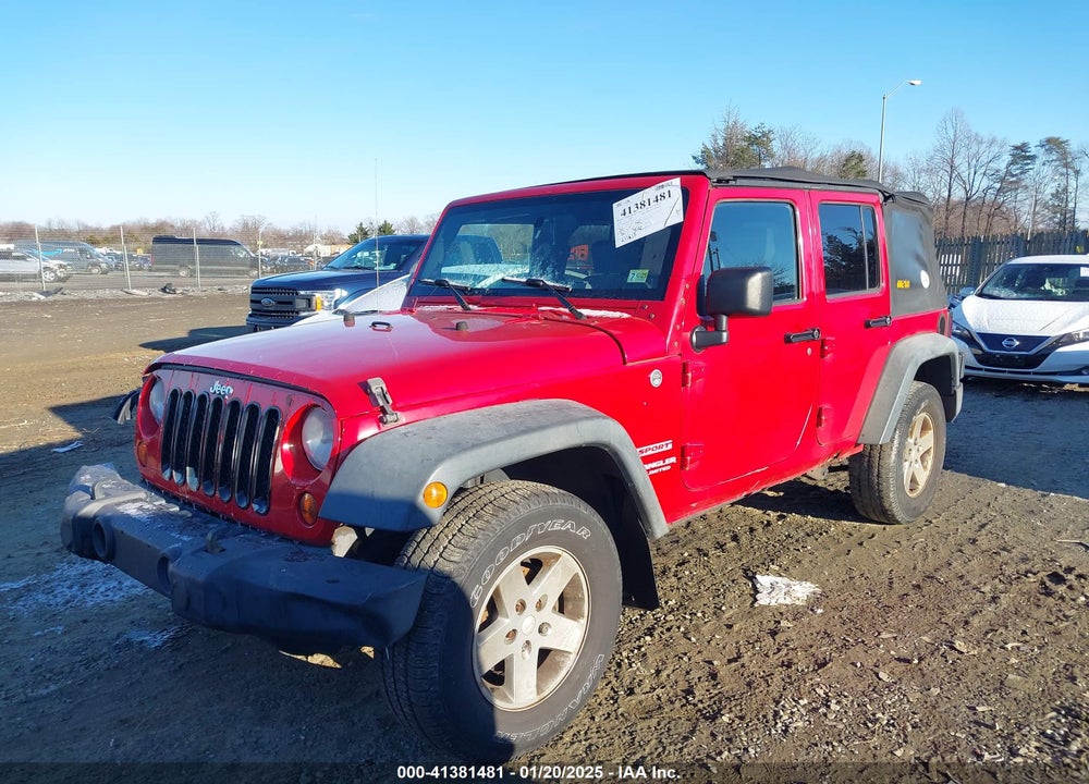 2010 JEEP WRANGLER UNLIMITED SPORT VIN: 1J4BA3H19AL144127