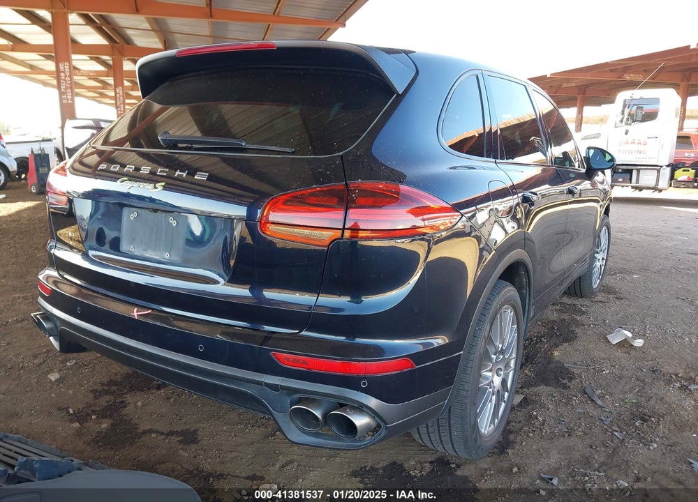 2016 PORSCHE CAYENNE E-HYBRID S VIN: WP1AE2A24GLA62087