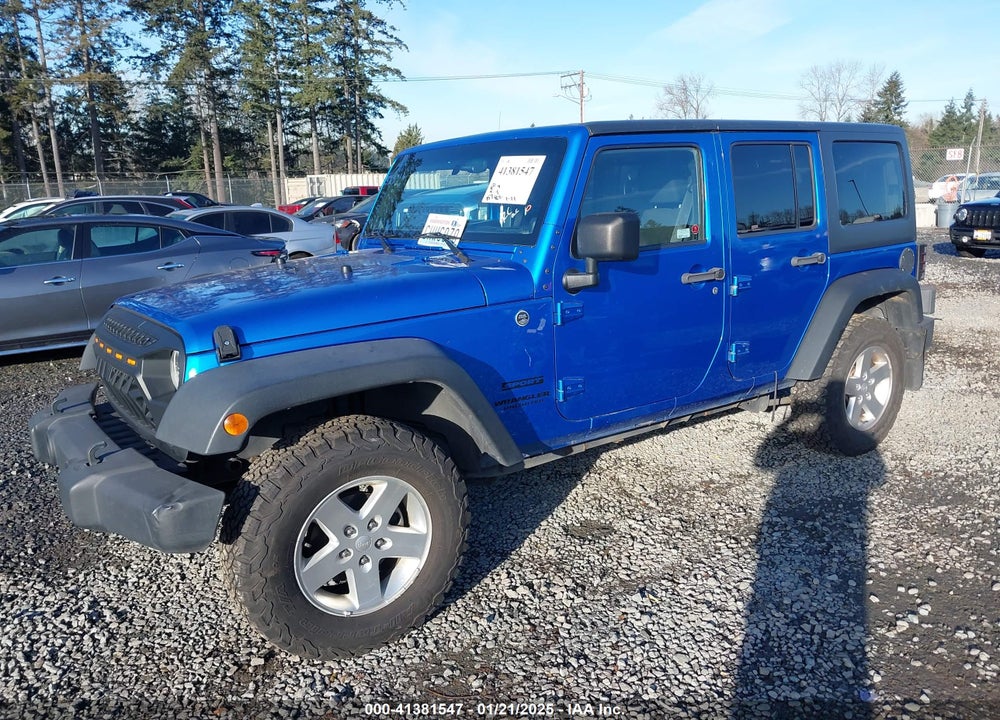 2014 JEEP WRANGLER UNLIMITED SPORT VIN: 1C4BJWDG8EL267568