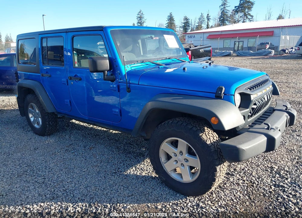 2014 JEEP WRANGLER UNLIMITED SPORT VIN: 1C4BJWDG8EL267568