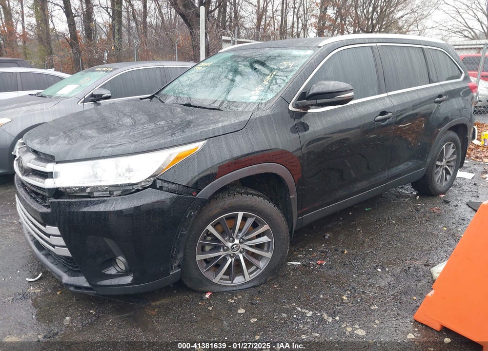 2019 TOYOTA HIGHLANDER VIN: 5TDJZRFH9KS597953