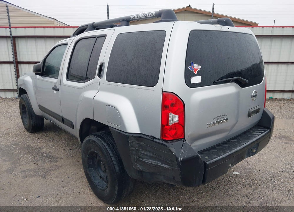 2007 NISSAN XTERRA X VIN: 5N1AN08U27C543836