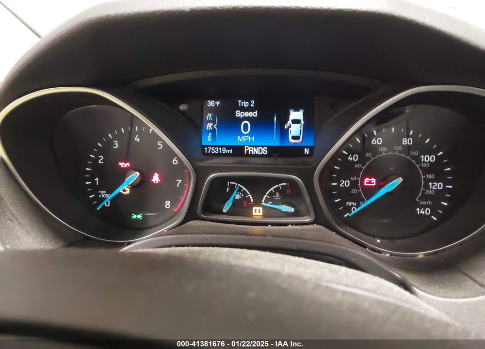 2017 FORD FOCUS VIN: 1FADP3H22HL210930