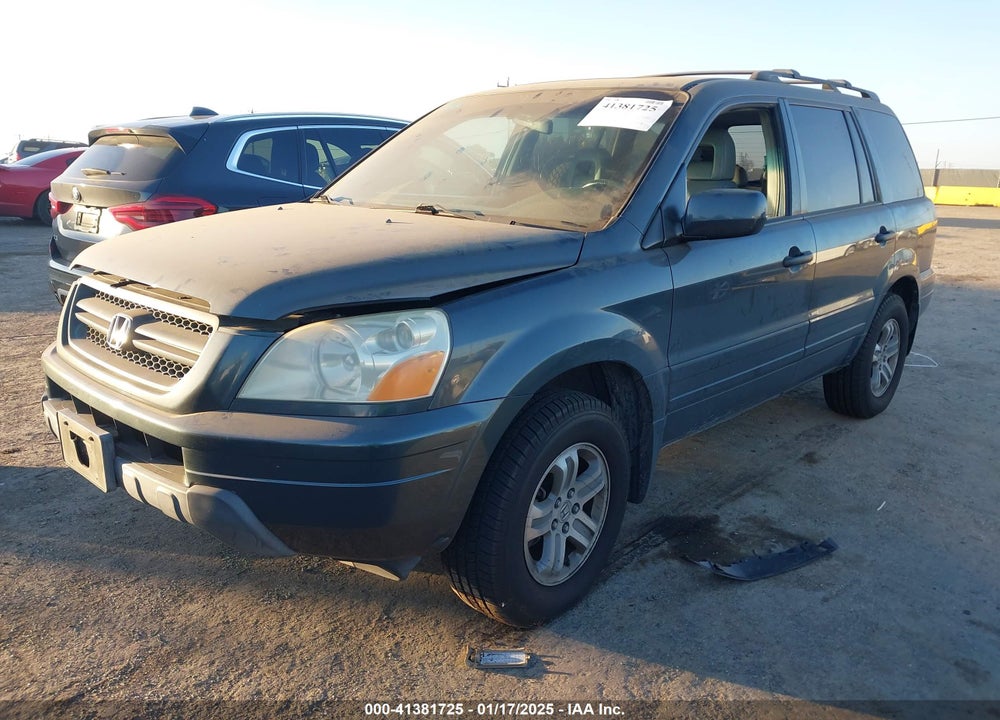 2005 HONDA PILOT EX-L VIN: 2HKYF18585H517323