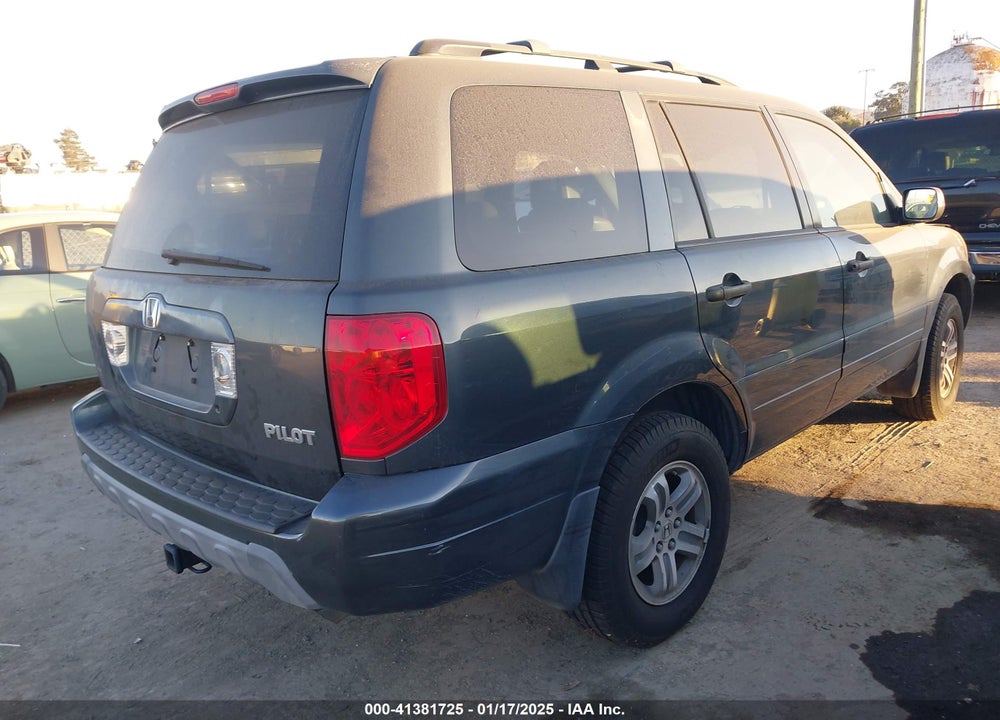 2005 HONDA PILOT EX-L VIN: 2HKYF18585H517323
