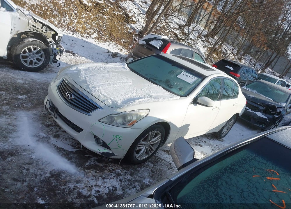 2013 INFINITI G37X VIN: JN1CV6AR2DM357504