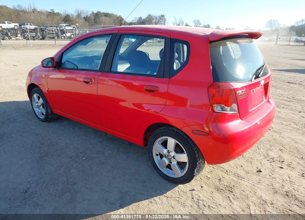 2008 CHEVROLET AVEO 5 LS VIN: KL1TD66648B077672