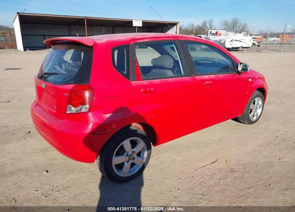 2008 CHEVROLET AVEO 5 LS VIN: KL1TD66648B077672