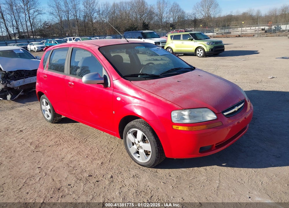 2008 CHEVROLET AVEO 5 LS VIN: KL1TD66648B077672