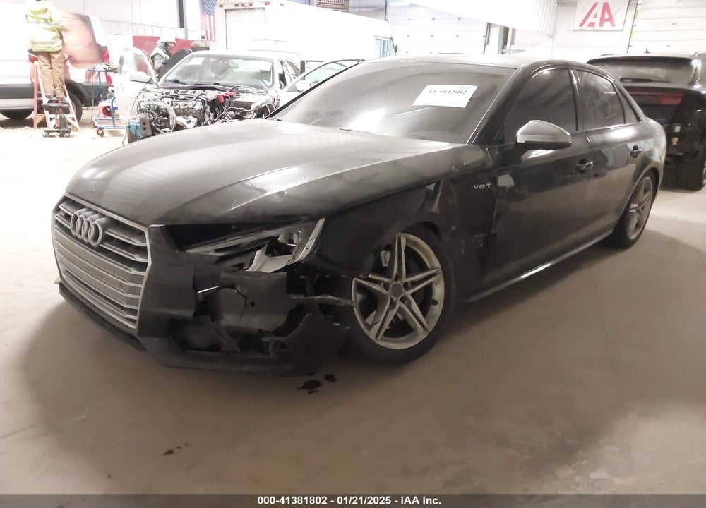 2018 AUDI S4 VIN: WAUB4AF46JA122044