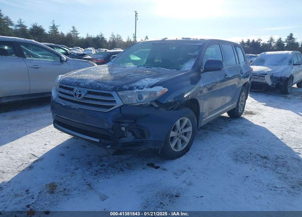 2013 TOYOTA HIGHLANDER BASE V6 VIN: 5TDBK3EH4DS270273