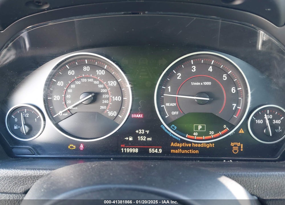 2016 BMW 340I VIN: WBA8B7C52GK368544