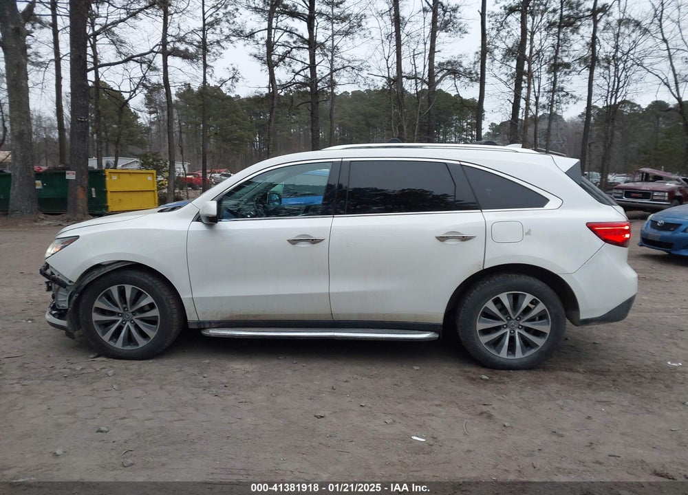 2016 ACURA MDX TECHNOLOGY   WATCH PLUS PACKAGES/TECHNOLOGY PACKAGE VIN: 5FRYD4H41GB034674