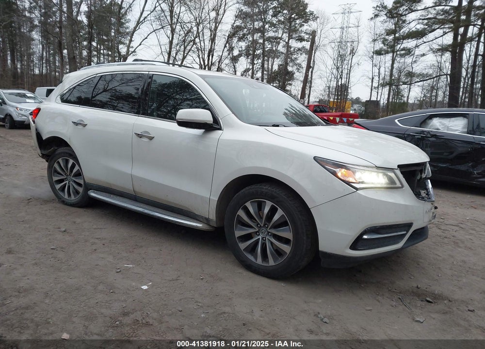 2016 ACURA MDX TECHNOLOGY   WATCH PLUS PACKAGES/TECHNOLOGY PACKAGE VIN: 5FRYD4H41GB034674
