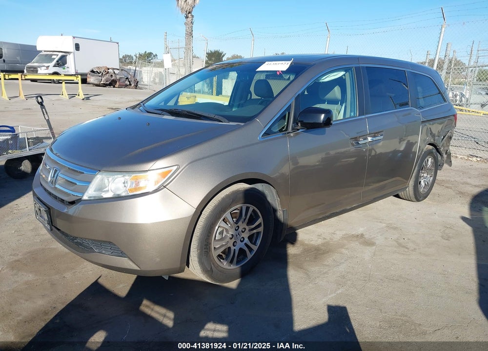 2012 HONDA ODYSSEY EX-L VIN: 5FNRL5H66CB008095
