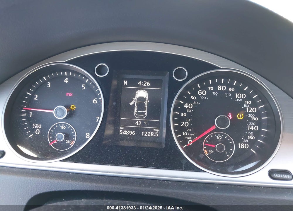 2014 VOLKSWAGEN CC VIN: WVWAP7AN1EE540051