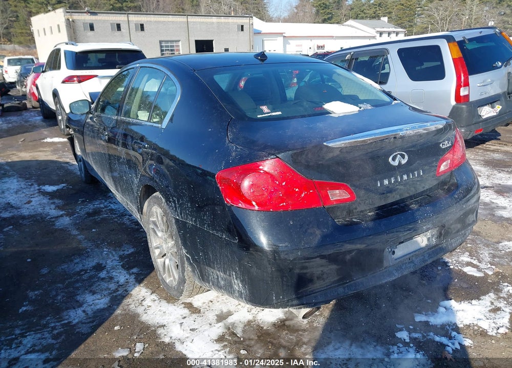 2012 INFINITI G25X VIN: JN1DV6AR1CM731586