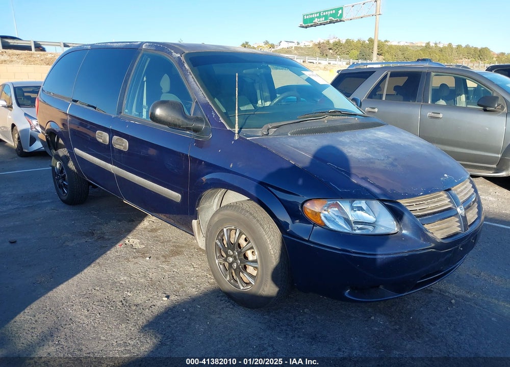 2006 DODGE GRAND CARAVAN SE VIN: 1D4GP24R96B542874