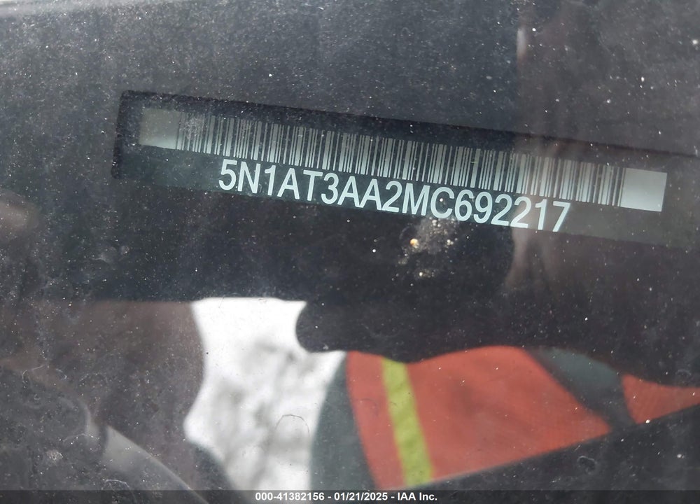 2021 NISSAN ROGUE S FWD VIN: 5N1AT3AA2MC692217