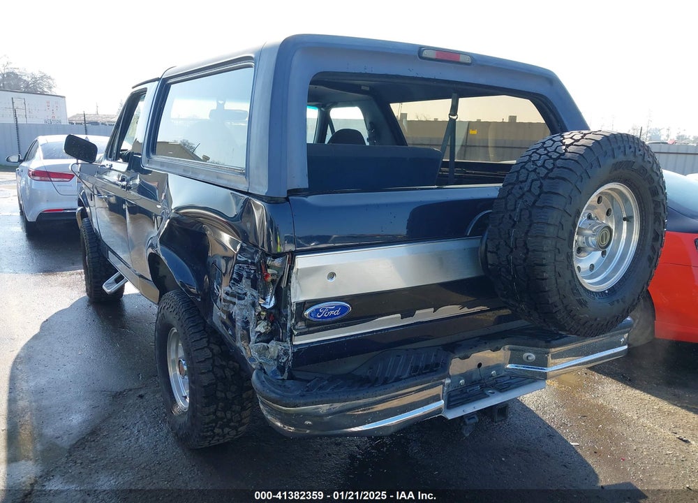 1993 FORD BRONCO U100 VIN: 1FMEU15N3PLA41893