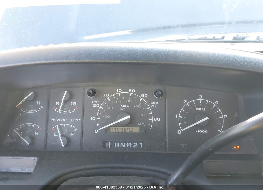 1993 FORD BRONCO U100 VIN: 1FMEU15N3PLA41893