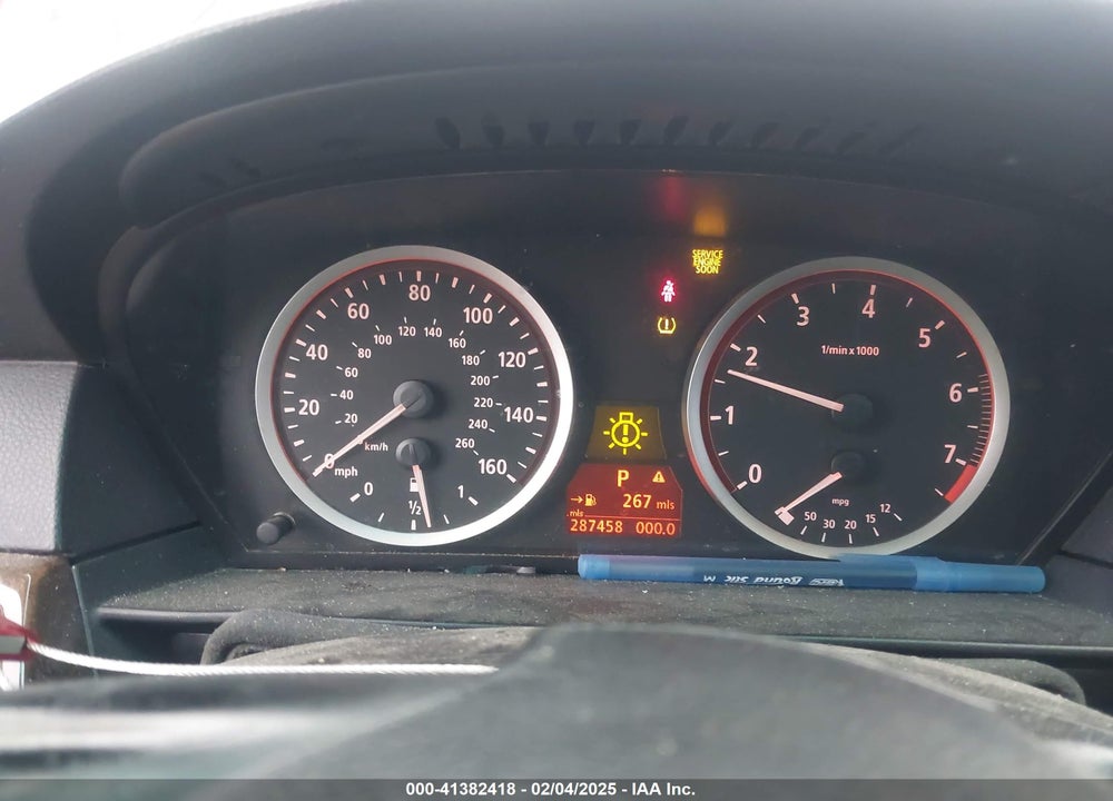 2007 BMW 525I VIN: WBANE53557CW62982