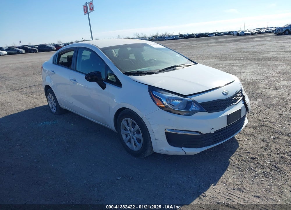 2016 KIA RIO LX VIN: KNADM4A35G6686725