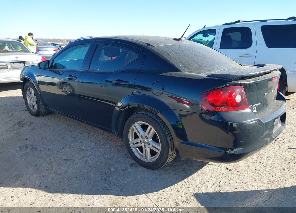 2011 DODGE AVENGER MAINSTREET VIN: 1B3BD1FB0BN544047