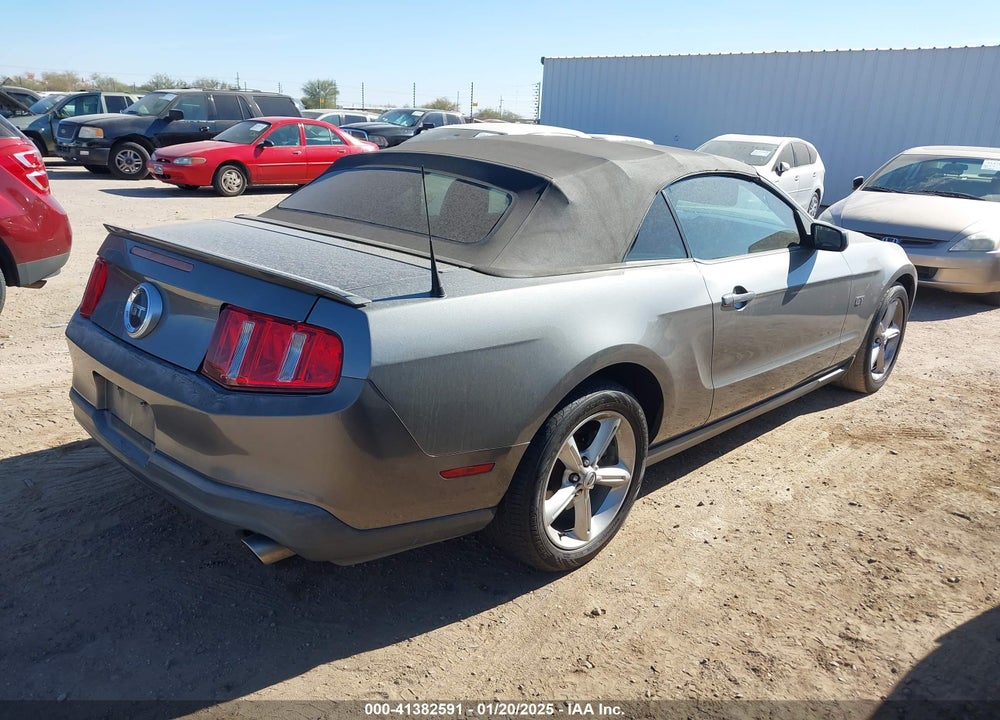2010 FORD MUSTANG GT/GT PREMIUM VIN: 1ZVBP8FH4A5152123