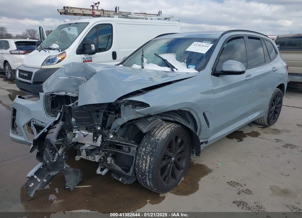 2022 BMW X3 SDRIVE30I VIN: 5UX43DP09N9K21572