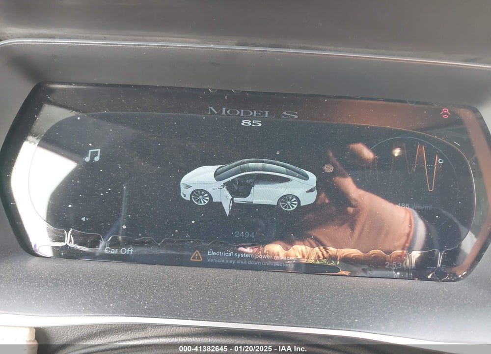 2014 TESLA MODEL S VIN: 5YJSA1H1XEFP62494