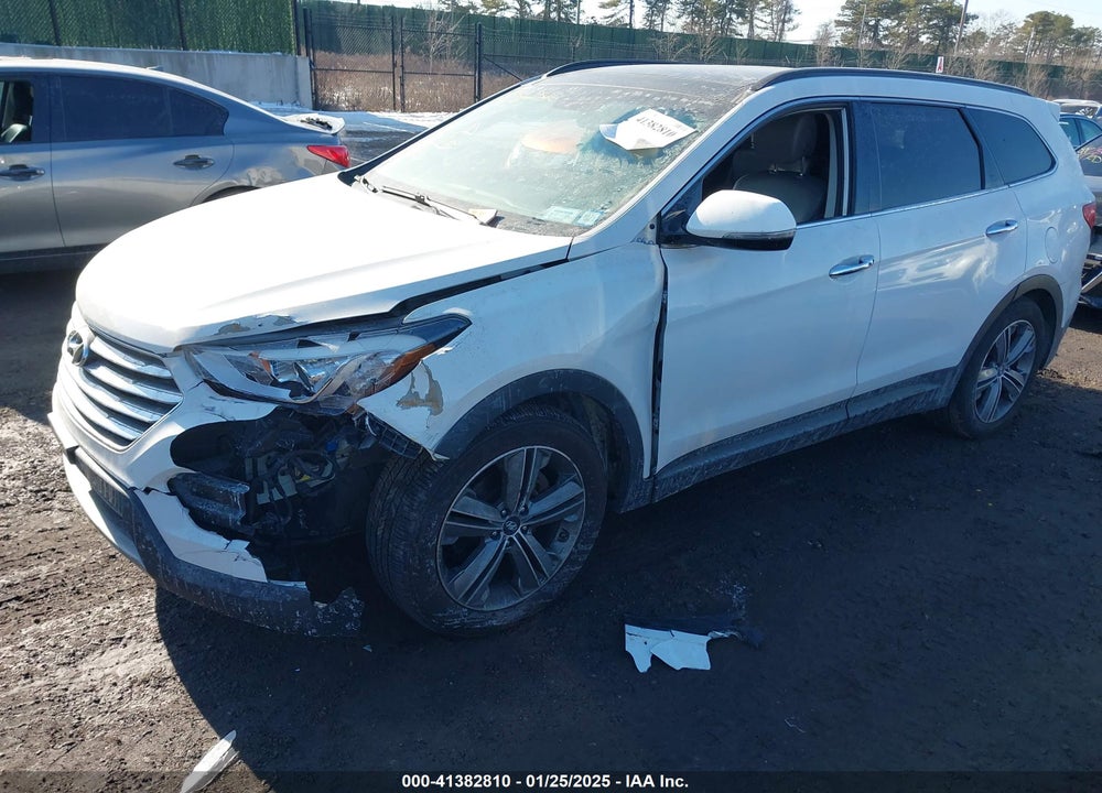 2016 HYUNDAI SANTA FE VIN: KM8SRDHF2GU145084