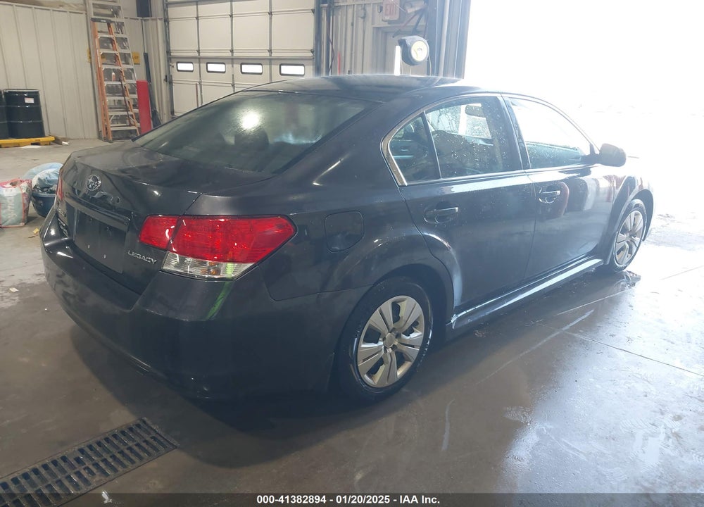 2011 SUBARU LEGACY 2.5I VIN: 4S3BMCA69B3217047