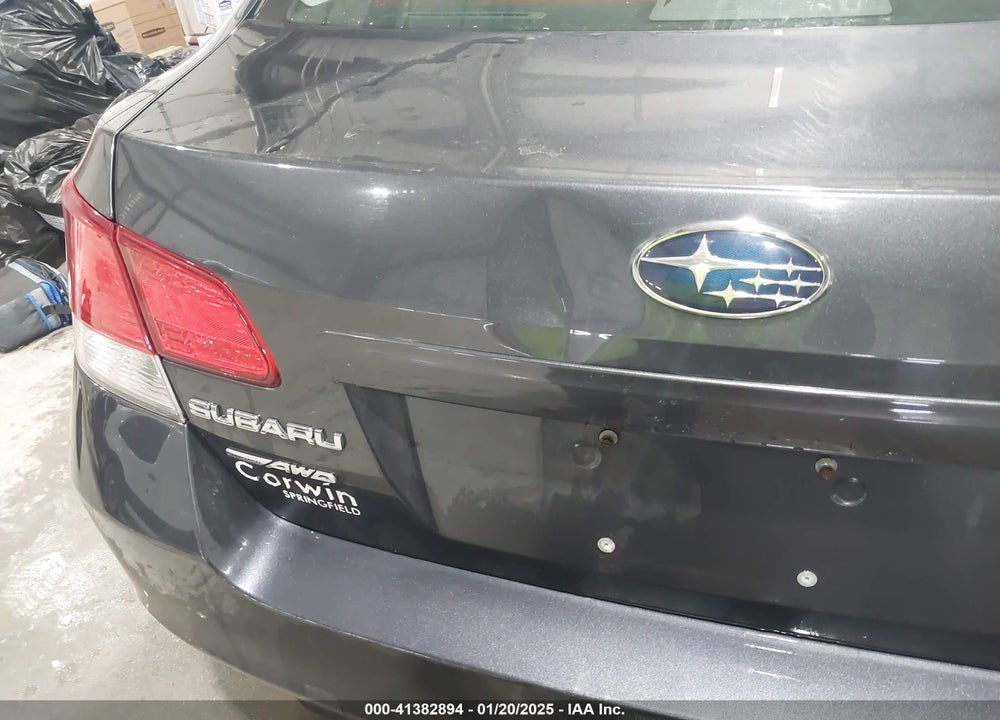 2011 SUBARU LEGACY 2.5I VIN: 4S3BMCA69B3217047