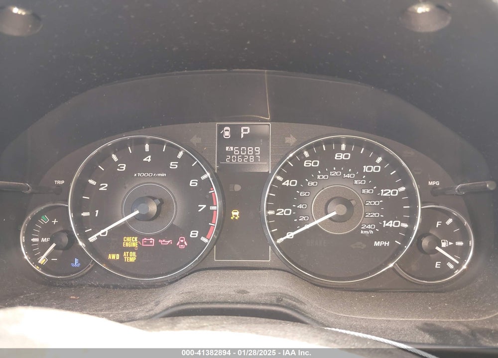 2011 SUBARU LEGACY 2.5I VIN: 4S3BMCA69B3217047