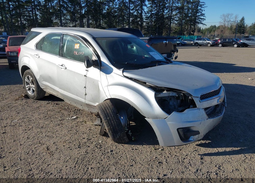 2013 CHEVROLET EQUINOX LS VIN: 2GNALBEK5D6290550