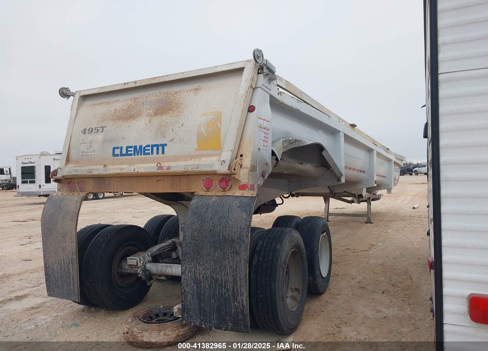 2016 CLEMENT IND DUMP TRAILER VIN: 5C2BB38B8GM009933
